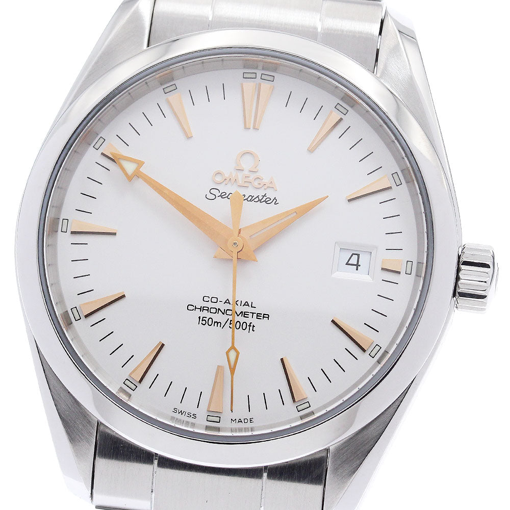 OMEGA Seamaster Aqua Terra Coaxial 2503.34 Date white Dial AT Men's Watch_920046