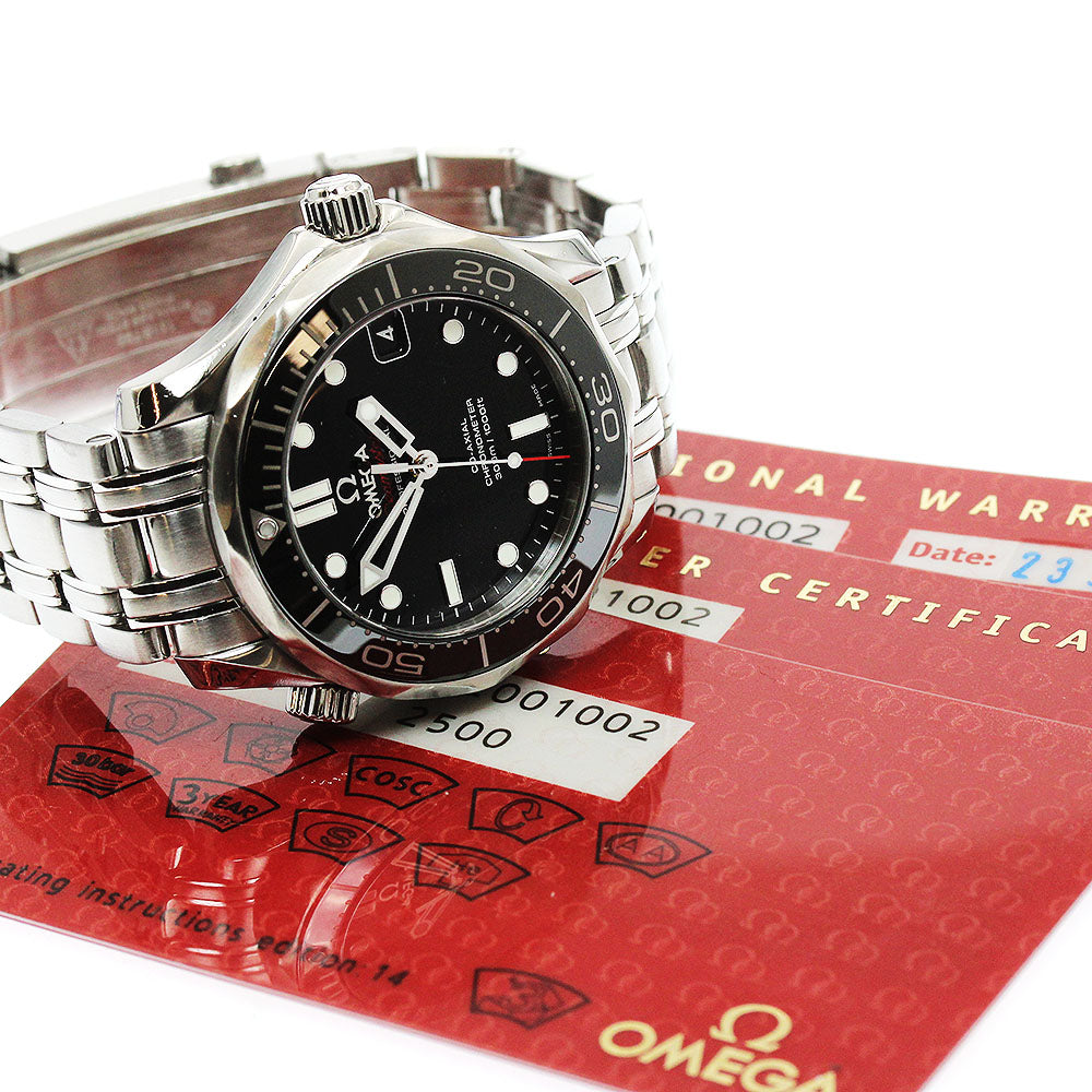 OMEGA Seamaster300 212.30.36.20.01.002 Date black Dial Auto Boy's Watch_920048