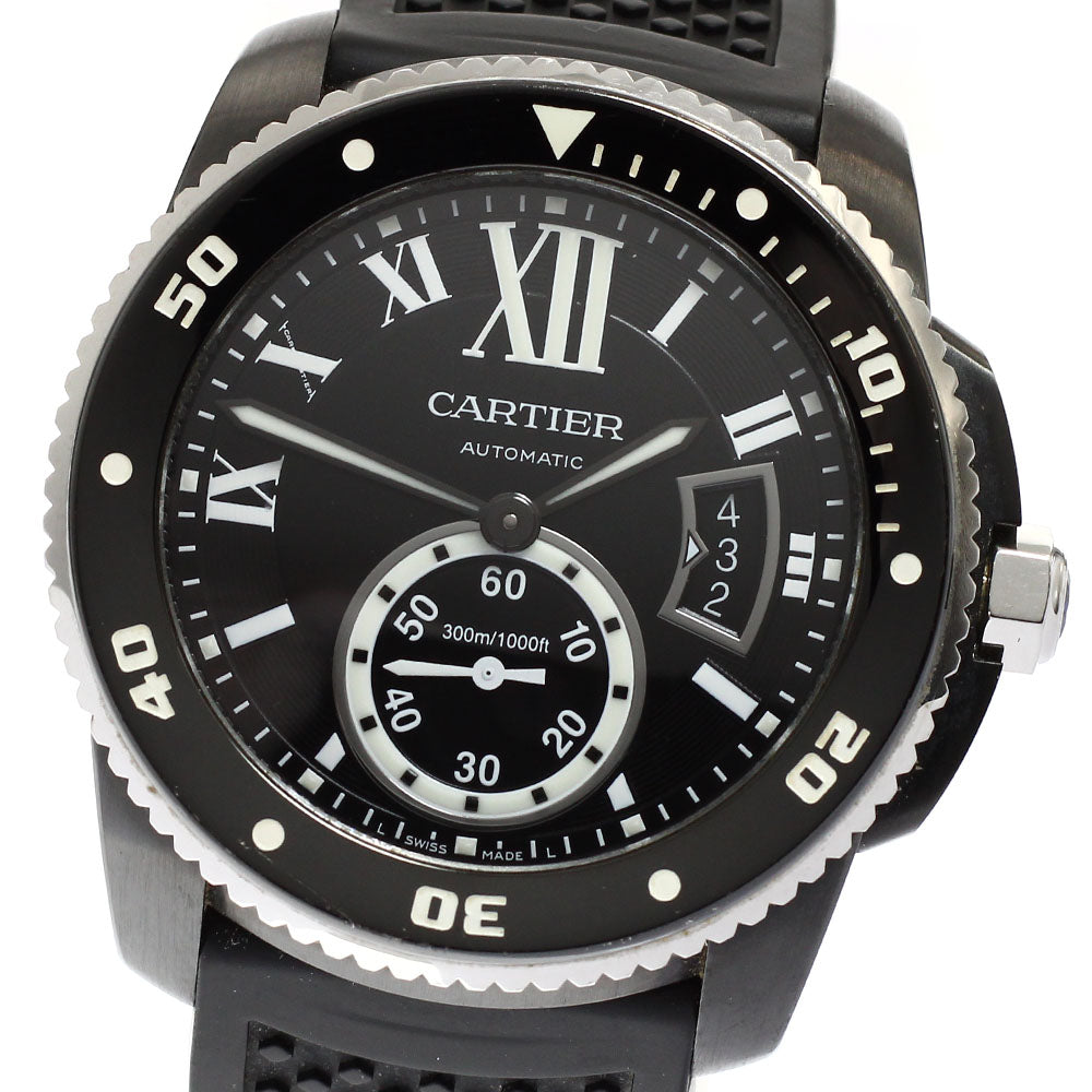 CARTIER Caliber de Cartier Diver WSCA0006 Date black Dial Automatic Men's_920132