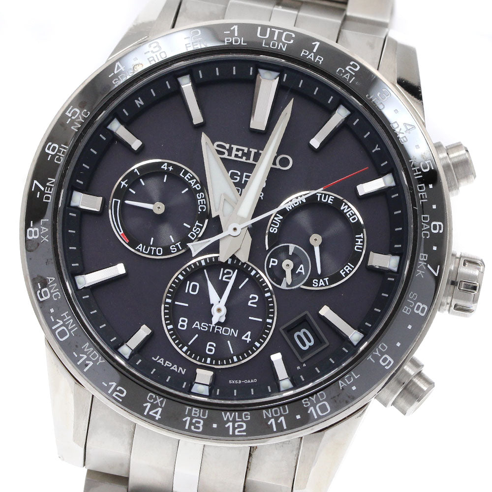 SEIKO Astron SBXC003/5X53-0AB0 GPS Solar Powered Radio Men's Watch_920136