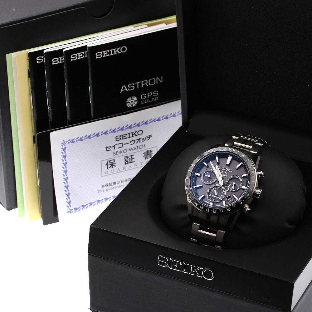 SEIKO Astron SBXC003/5X53-0AB0 GPS Solar Powered Radio Men's Watch_920136