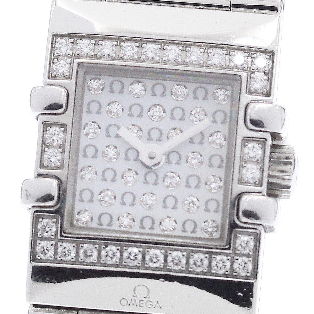 OMEGA Constellation Quadra Mini 1539.77 Diamond Bezel Quartz Ladies Watch_920139