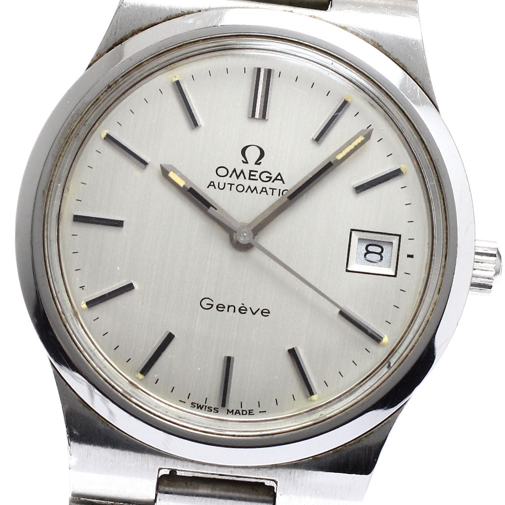 OMEGA Geneve 166.0173/366.0832 Date Cal.1012 Silver Dial Automatic Men's_920159