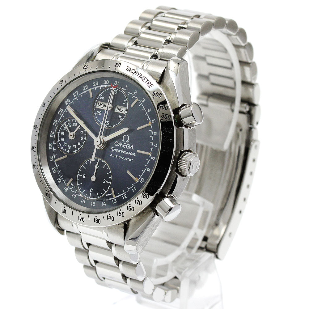 OMEGA Speedmaster 3521.80 Triple calendar chronograph Navy Dial Automatic Men's Watch_920160