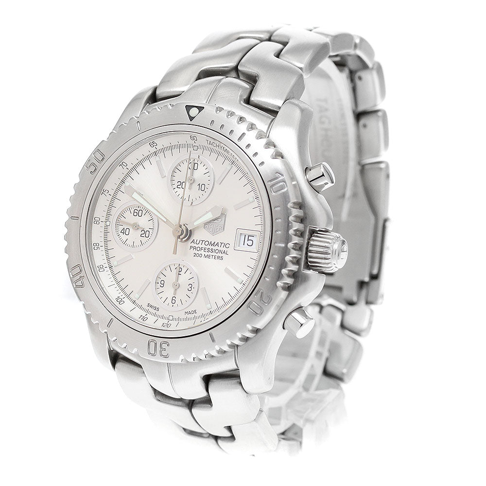 TAG HEUER Link CT2113 Chronograph Silver Dial Automatic Men's Watch_920161