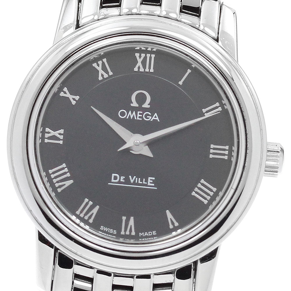 OMEGA De Ville Prestige 4570.52 Black Dial Quartz Ladies Watch_920163