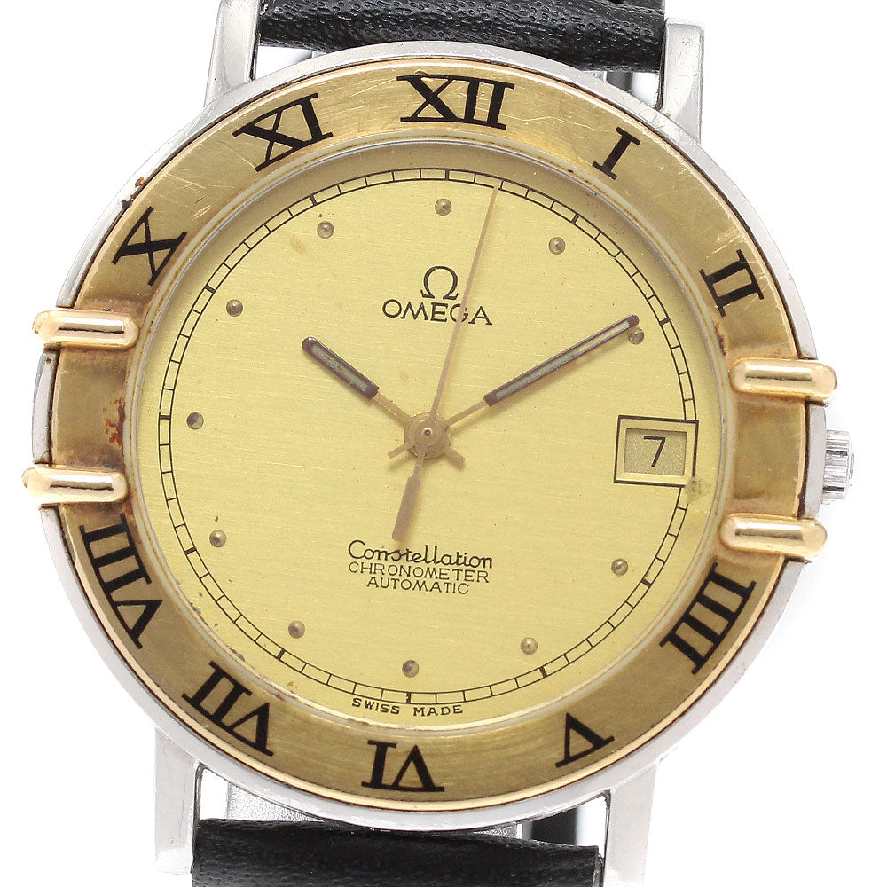 OMEGA Constellation 1701.10.11 YG bezel Date Automatic Men's Watch_920166