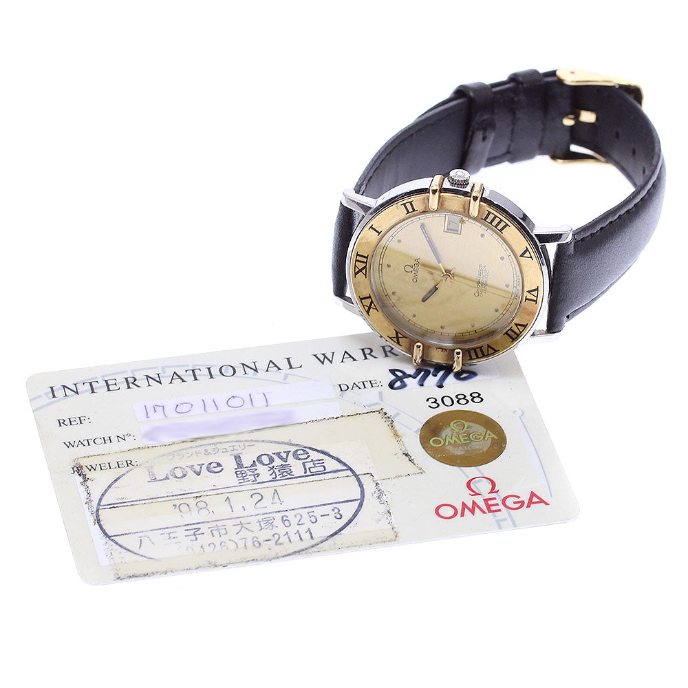 OMEGA Constellation 1701.10.11 YG bezel Date Automatic Men's Watch_920166