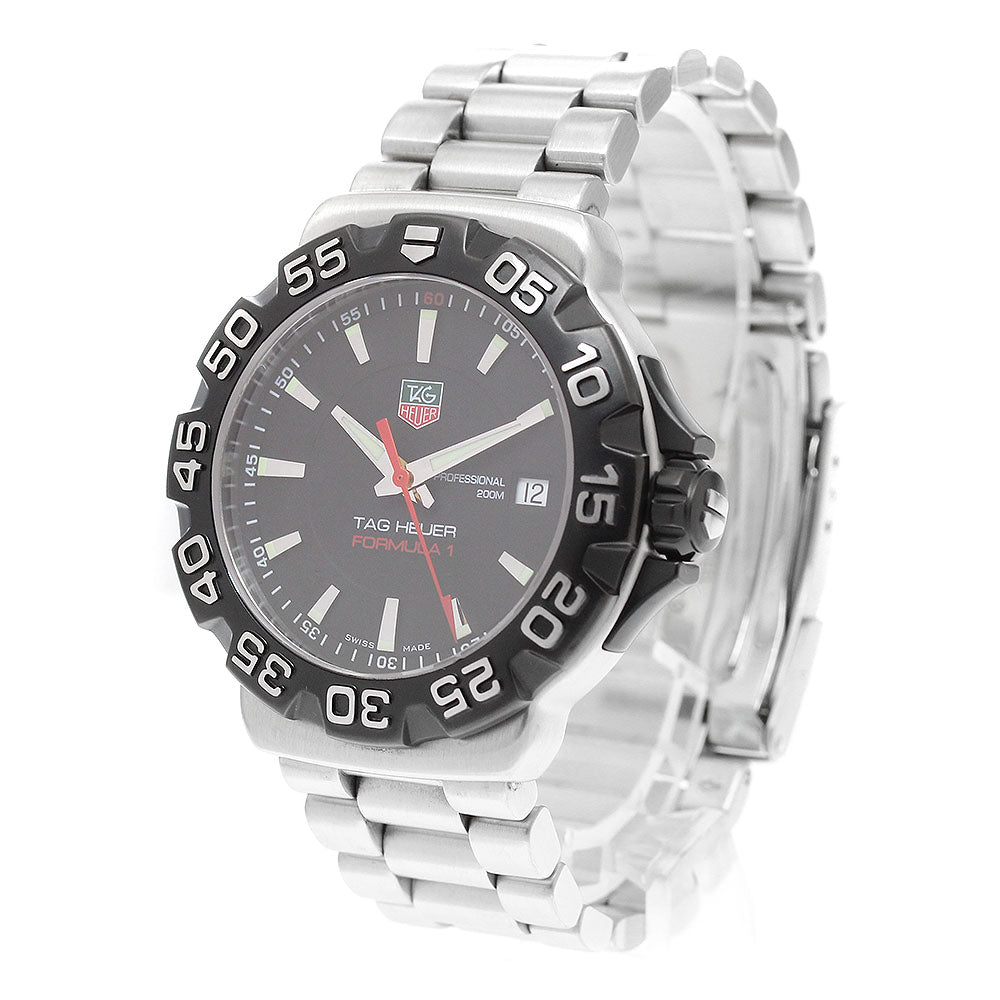TAG HEUER Formula 1 WAH1110 Date Black Dial Quartz Men's Watch_920181