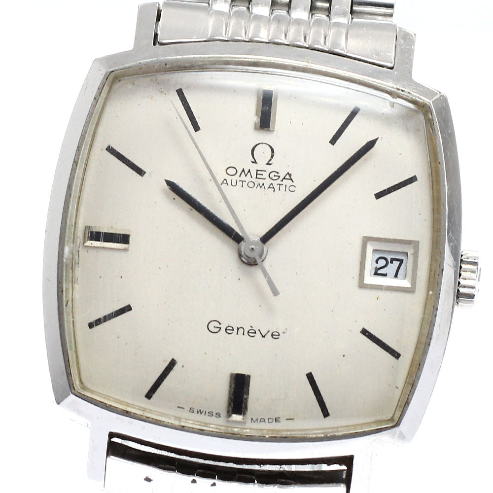OMEGA Geneve 162.010 Date Cal.565 Silver Dial Automatic Men's Watch_920183