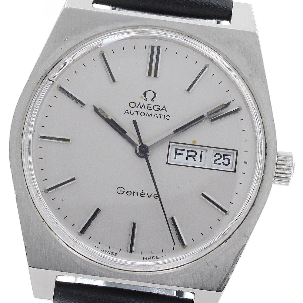 OMEGA Geneve 166.0120 Cal.1022 Day Date Silver Dial Automatic Men's Watch_920185