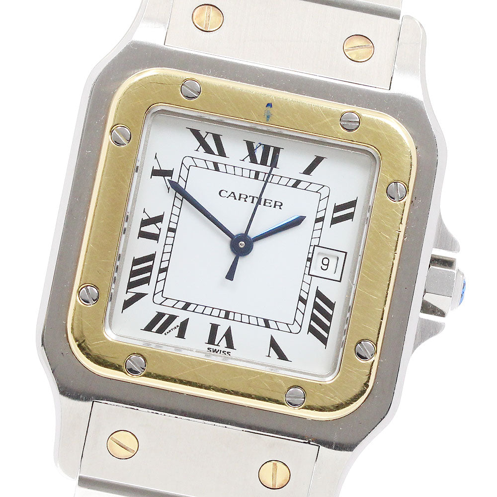 CARTIER Santos GalbeeLM 81036283 Date white Dial Automatic Men's Watch_920207