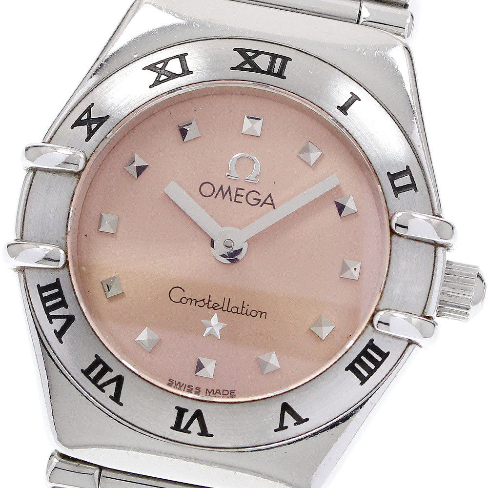 OMEGA Constellation Mini My Choice 1561.61 pink Dial Quartz Ladies Watch_920243