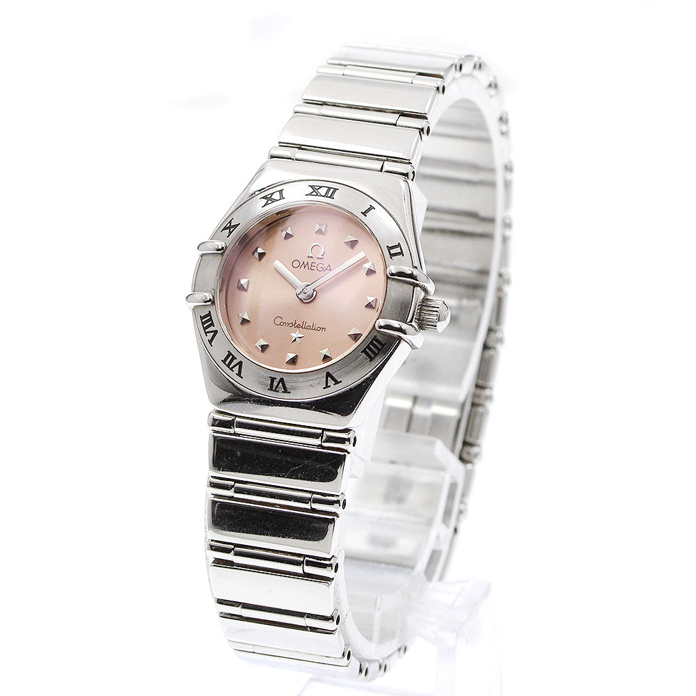 OMEGA Constellation Mini My Choice 1561.61 pink Dial Quartz Ladies Watch_920243