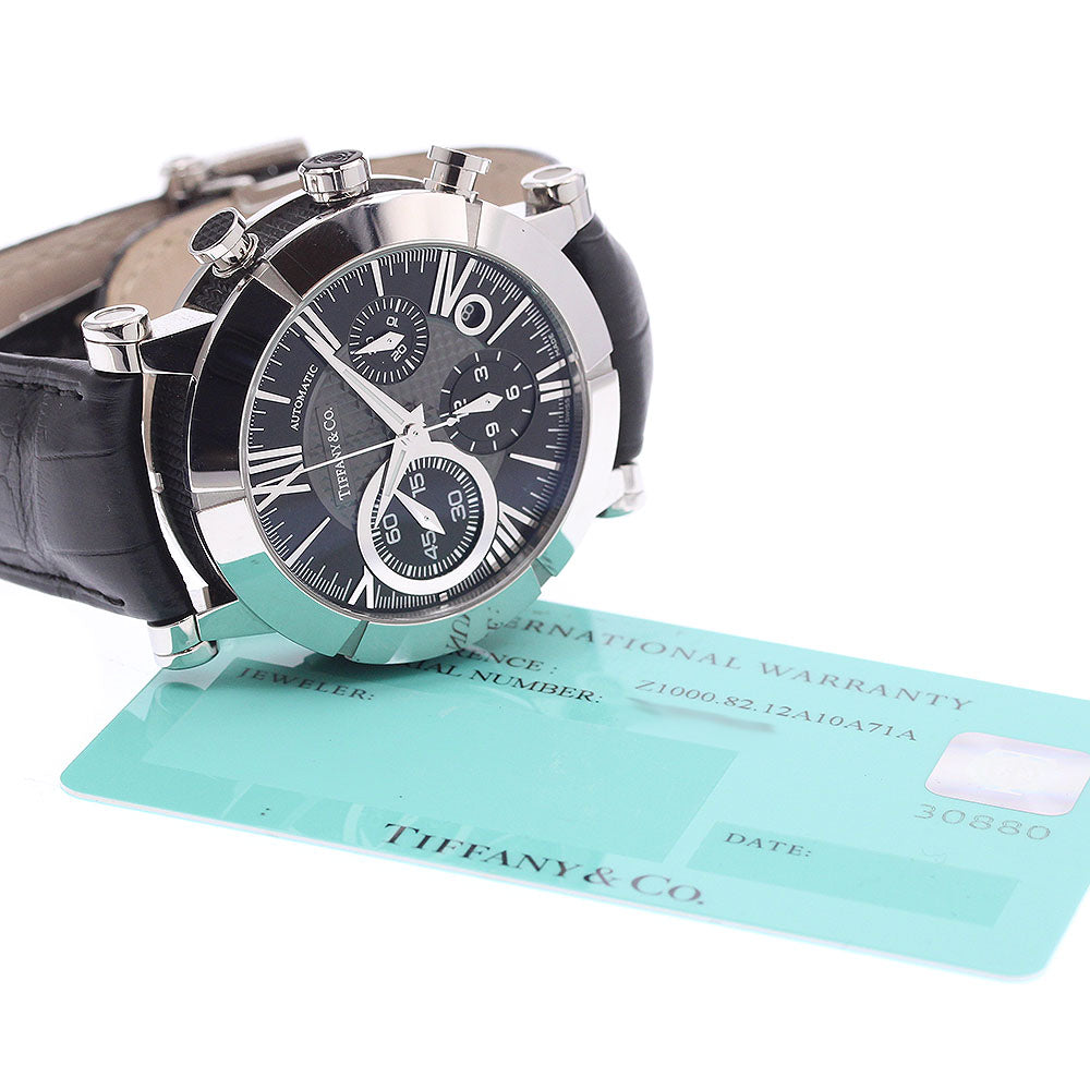 TIFFANY&Co. Atlas Gen Z1000.82.12A10A71A Chronograph Date black Dial Automatic Men's Watch_920245