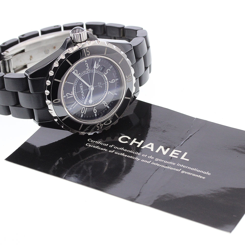 CHANEL J12 H0681 Black ceramic date black Dial Quartz Ladies Watch_920254