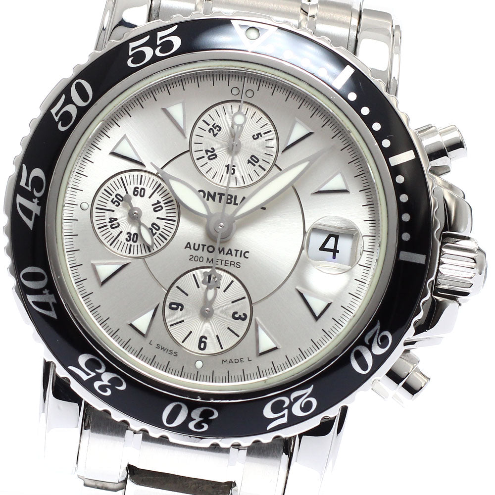 MONTBLANC Meisterstic 7034 Chronograph Silver Dial Automatic Men's Watch_920259