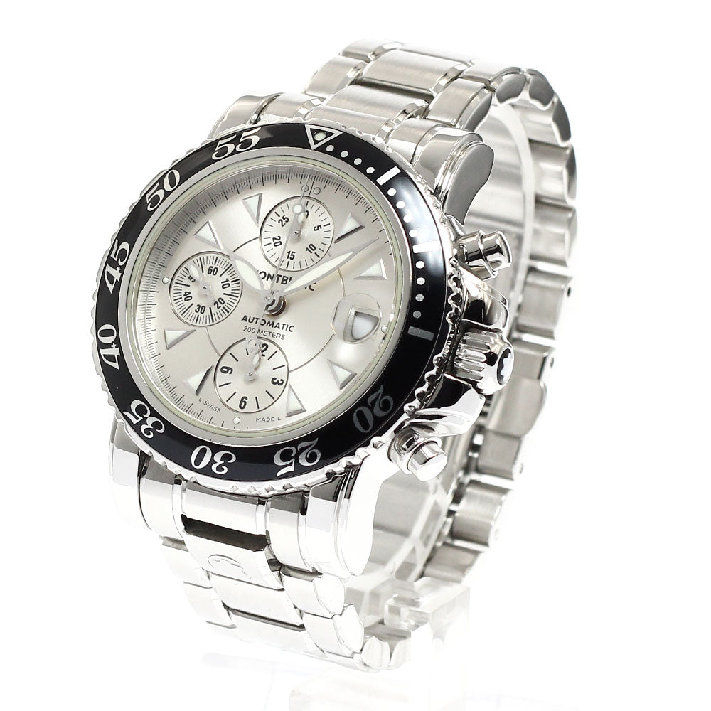 MONTBLANC Meisterstic 7034 Chronograph Silver Dial Automatic Men's Watch_920259