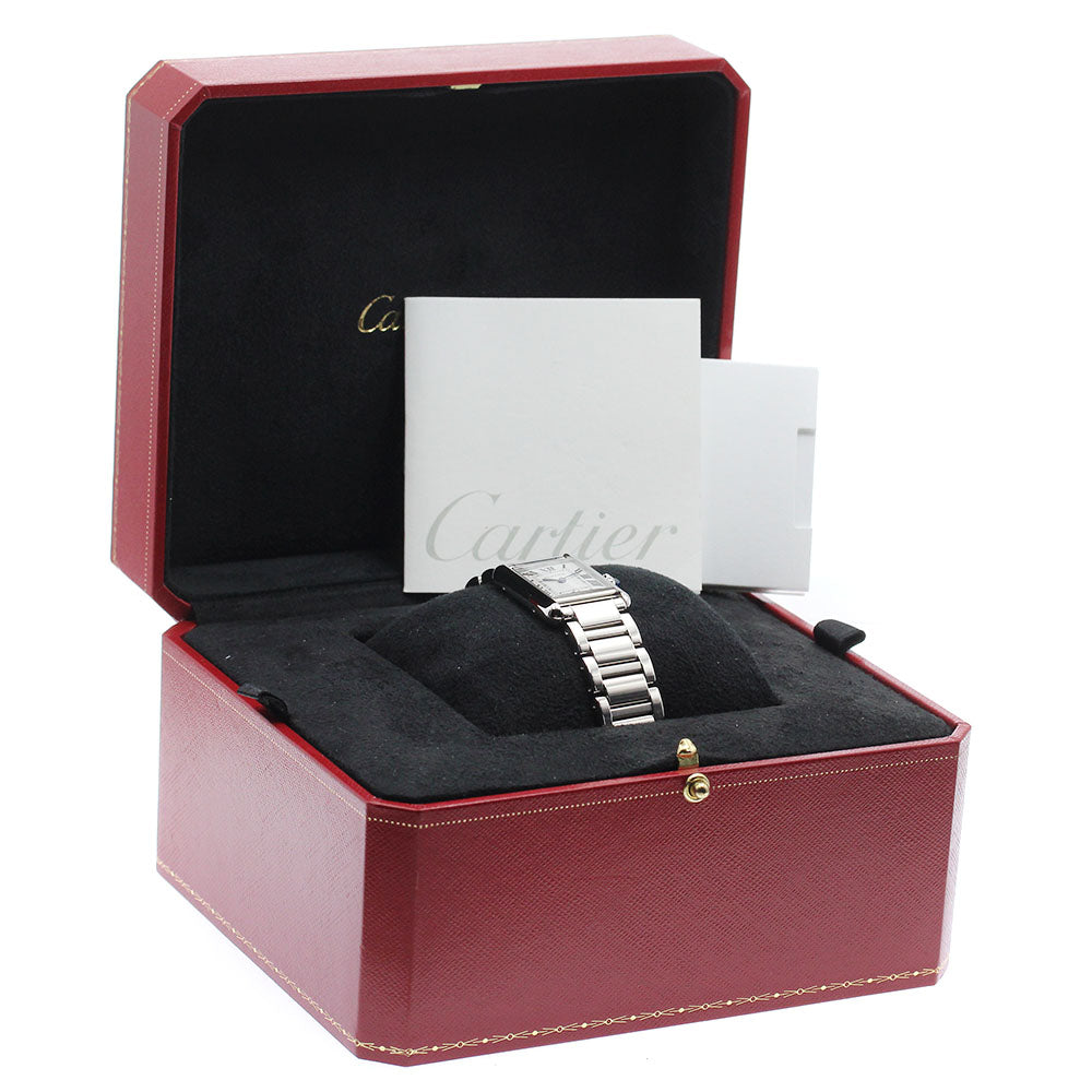 CARTIER tank mast SM WSTA0107 Silver Dial Quartz Ladies Watch_920263