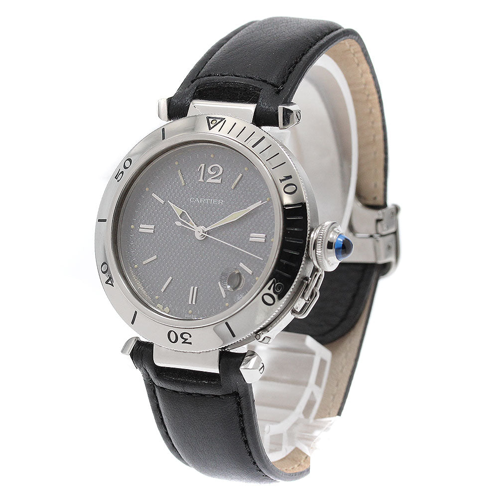 CARTIER Pasha 38mm W3101755 Date gray Dial Automatic Men's Watch_920266