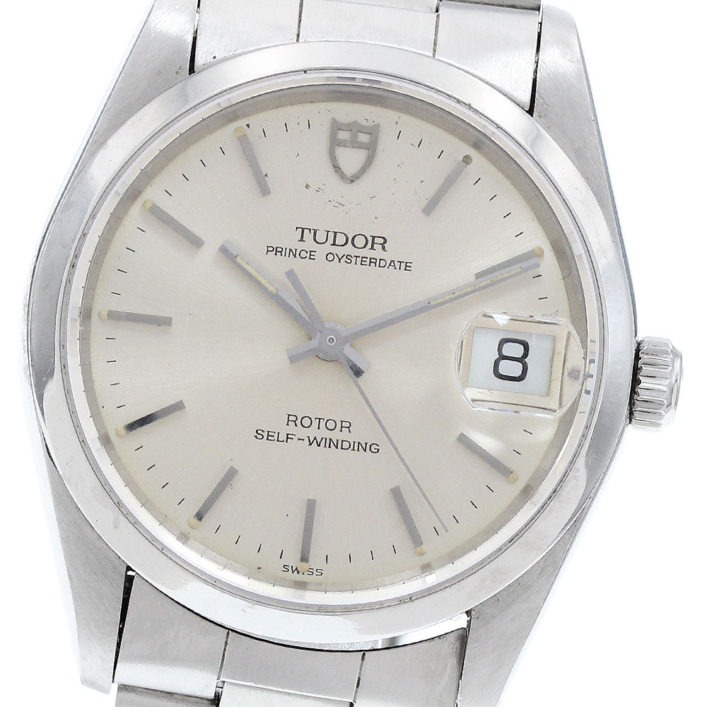 TUDOR Prince Oyster Date 74000N Silver Dial Automatic Men's Watch_920268