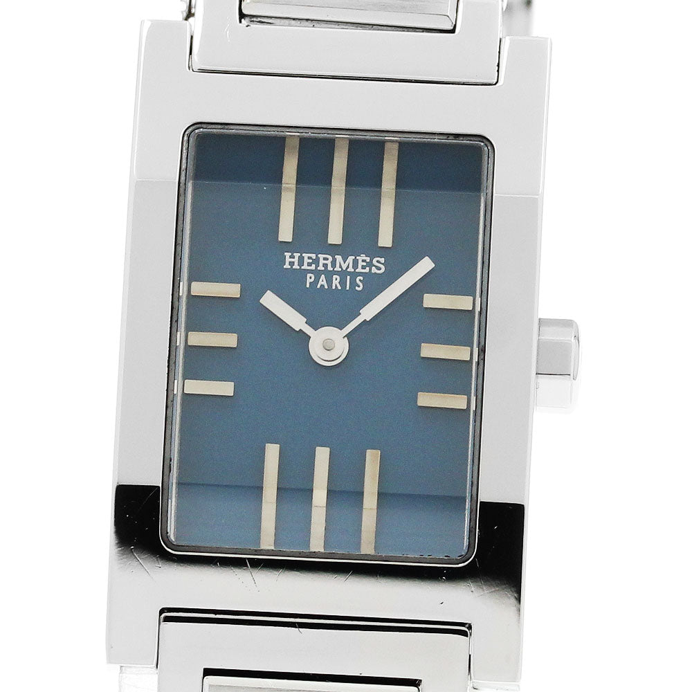 HERMES tandem TA1.210 blue Dial Quartz Ladies Watch_920272