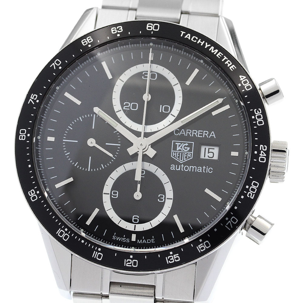 TAG HEUER Carrera CV2010-3 Chronograph black Dial Automatic Men's Watch_920290