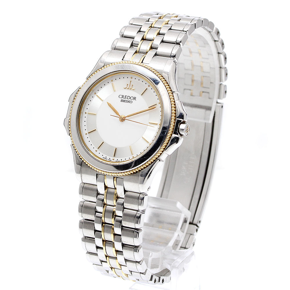 SEIKO CREDOR GCLC016/9581-6040 Silver / White Dial Quartz Men's Watch_920304