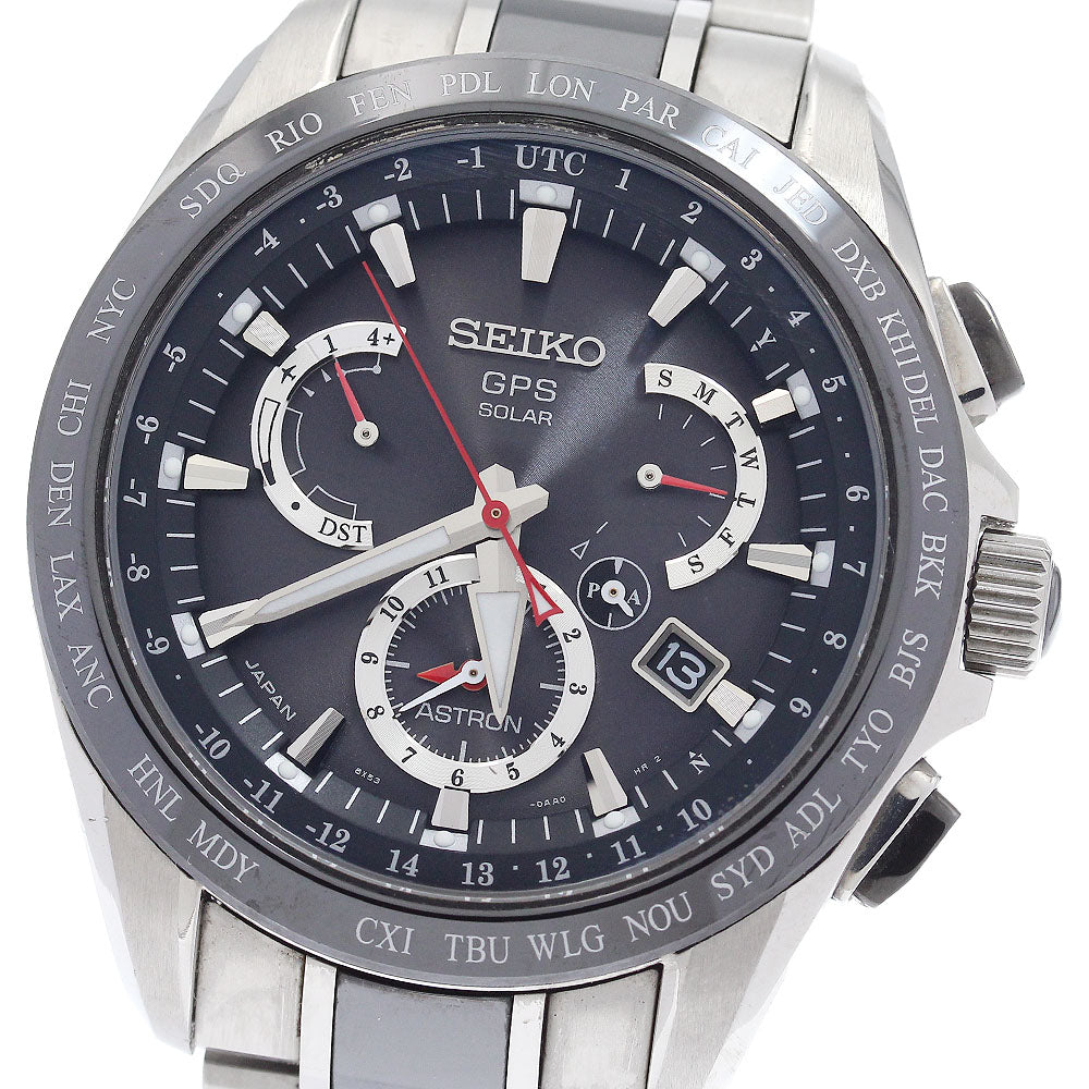 SEIKO Astron SBXB041/8X53-0AB0-2 Day date Solar Powered Radio Men's Watch_920319
