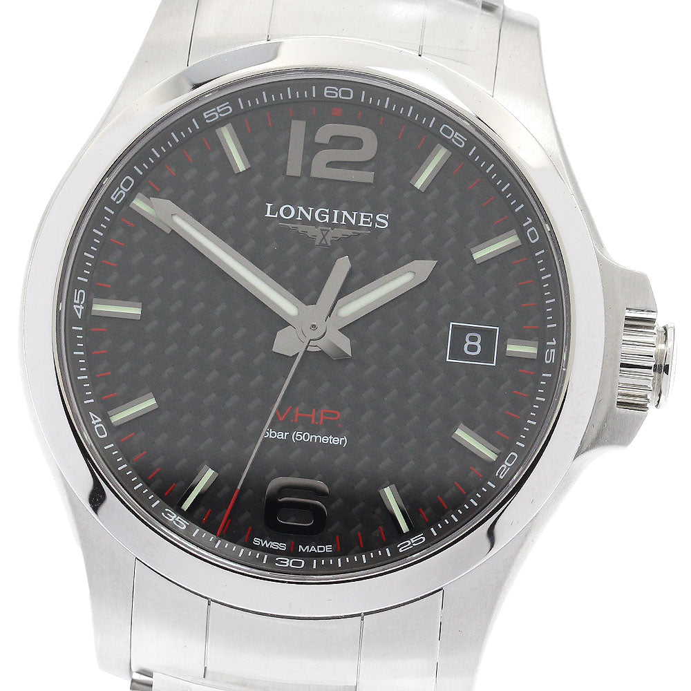 LONGINES Conquest VHP L3.726.4 Date black Dial Quartz Men's Watch_920338
