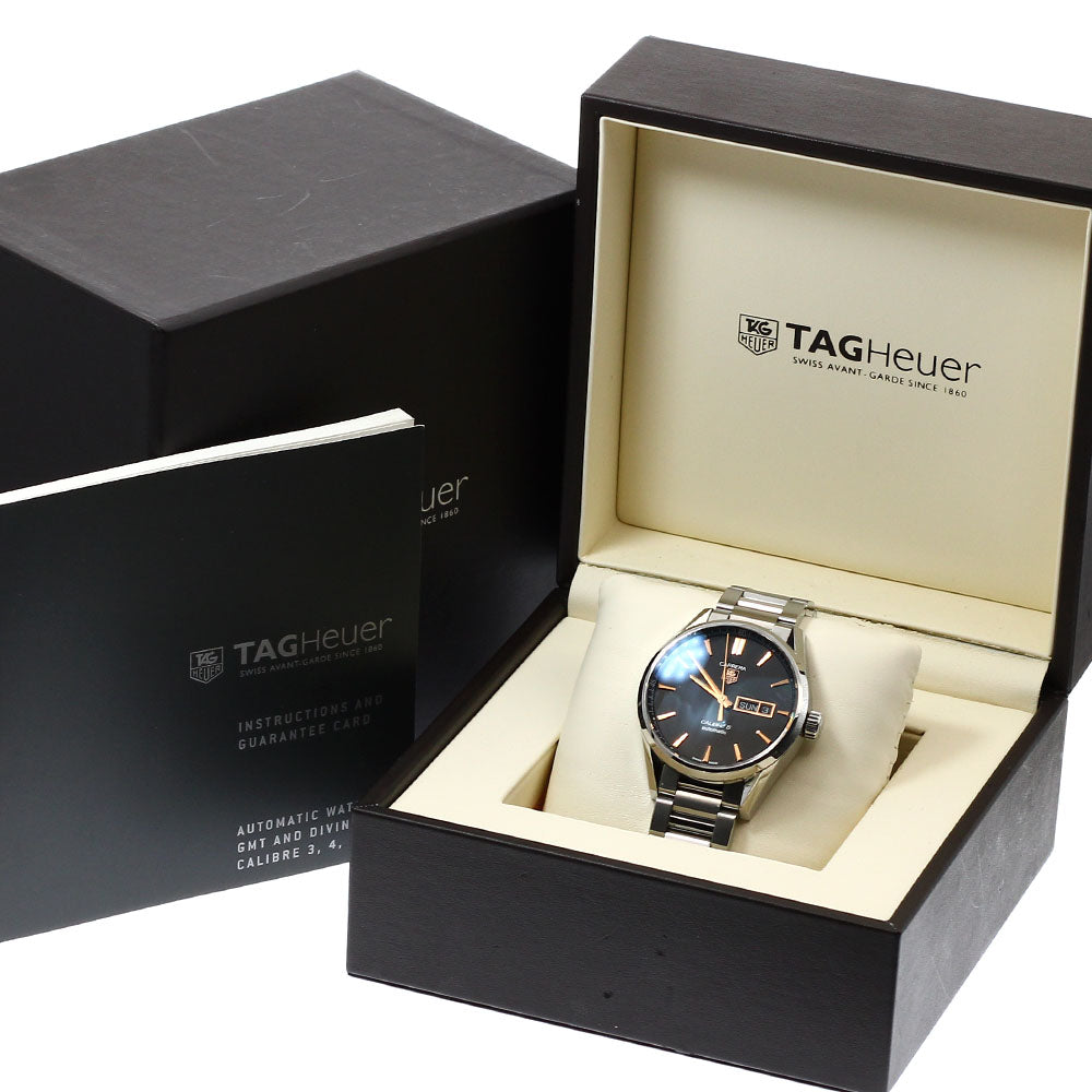 TAG HEUER Carrera Caliber 5 WAR201C-0 Day date black Dial Automatic Men's_920349