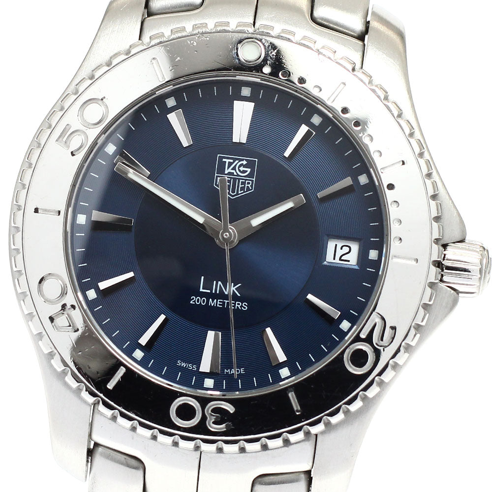 TAG HEUER Link WJ1112-0 Date Navy Dial Quartz Men's Watch_920358