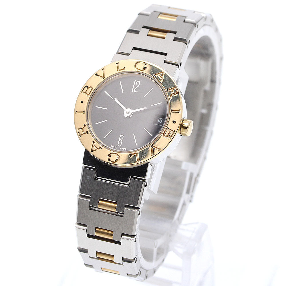 BVLGARI BVLGARIBVLGARI BB23SG Date Black Dial Quartz Ladies Watch_920362