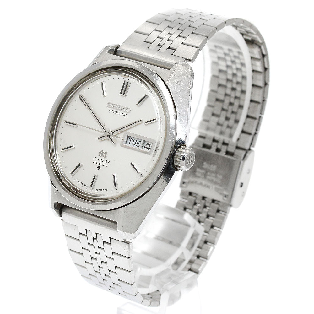 SEIKO Grand Seiko 6146-8000 High beat day date Silver Dial AT Men's Watch_920363
