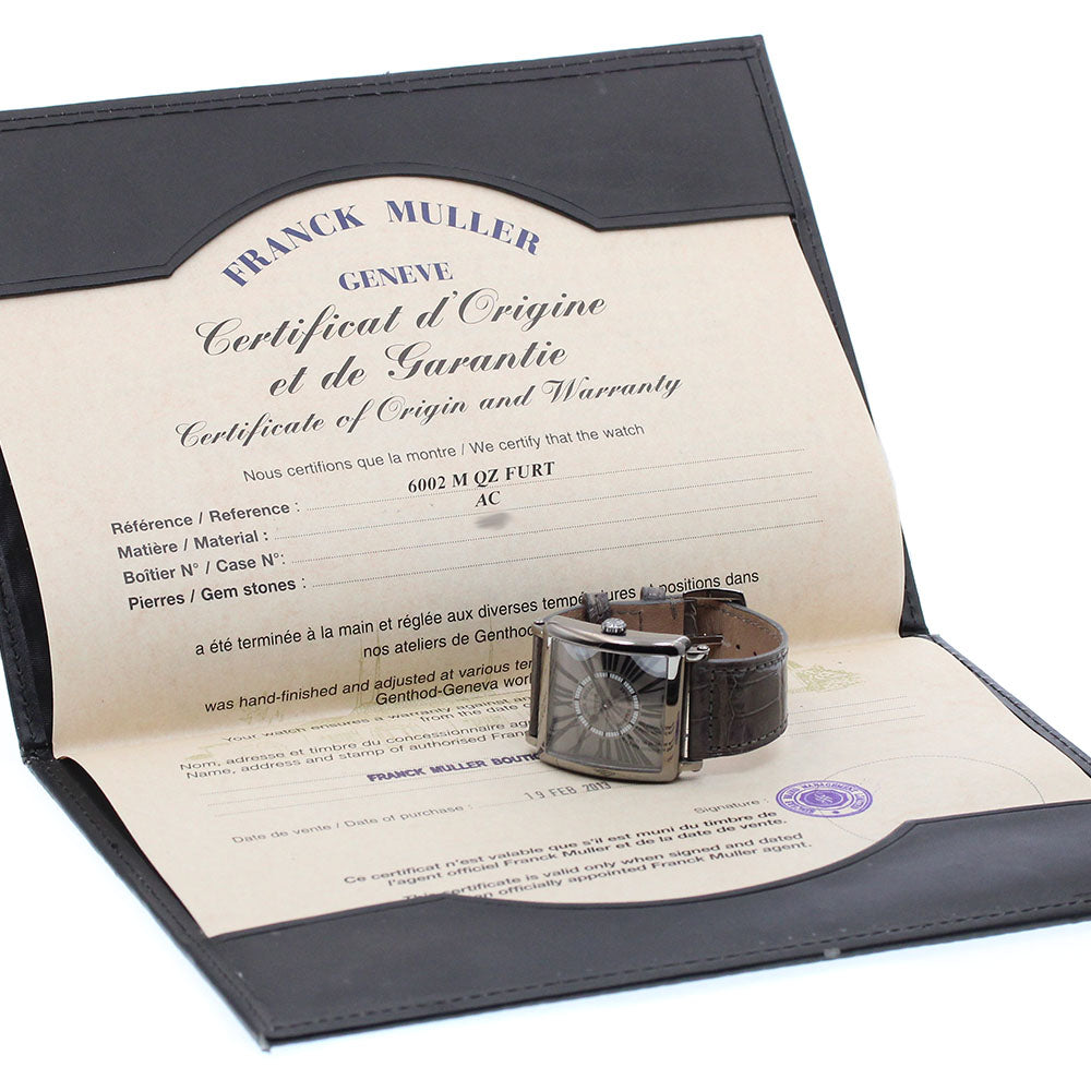 FRANCK MULLER Master square 6002MQZF Silver Dial Quartz Boy's Watch_920373