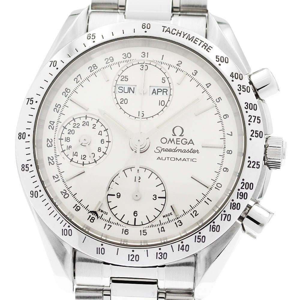 OMEGA Speedmaster 3521.30 Triple calendar Silver Dial Auto Men's Watch_920378
