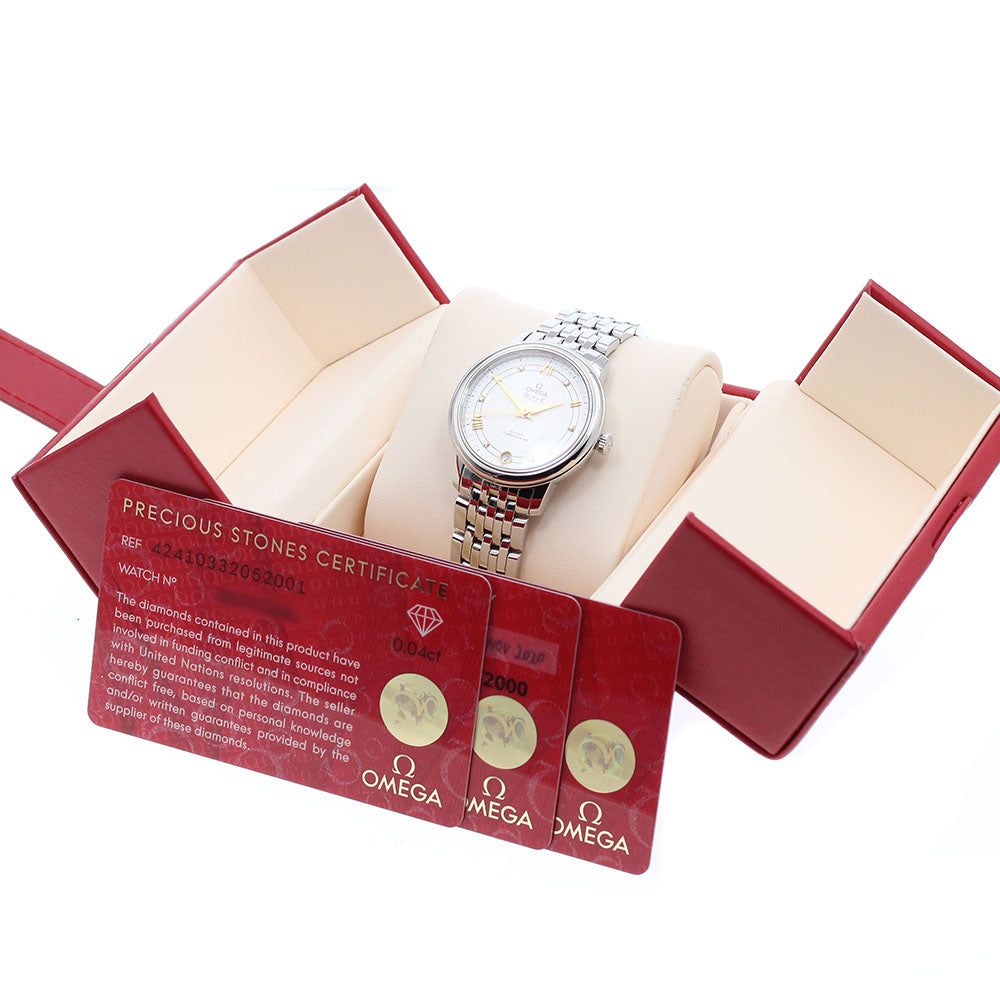 OMEGA De Ville 424.10.33.20.52.001 Co-Axial Date Automatic Ladies Watch_920387