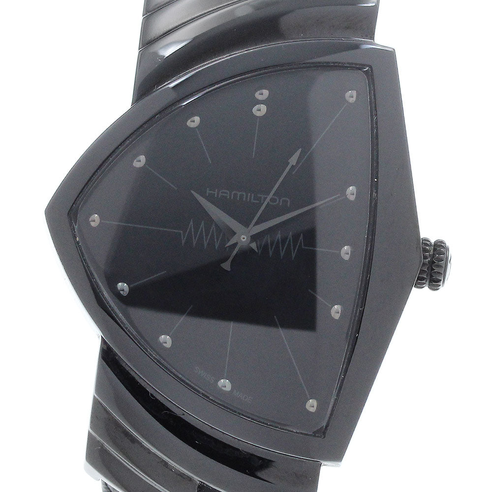HAMILTON Ventura full black H244010 black Dial Quartz Men's Watch_920393