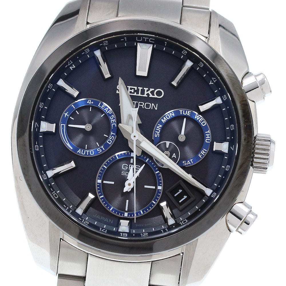 SEIKO Astron SBXC053/5X53-0AJ0 Day date Solar Powered Radio Men's Watch_920399