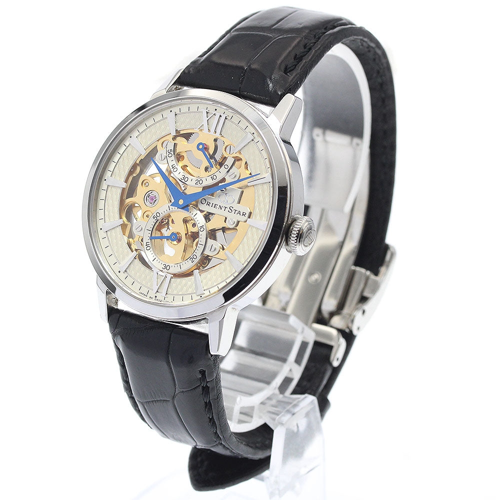 ORIENT Orient star WZ0041DX/DX02-C0-B Power reserve skeleton Dial Hand Winding Men's Watch_920405