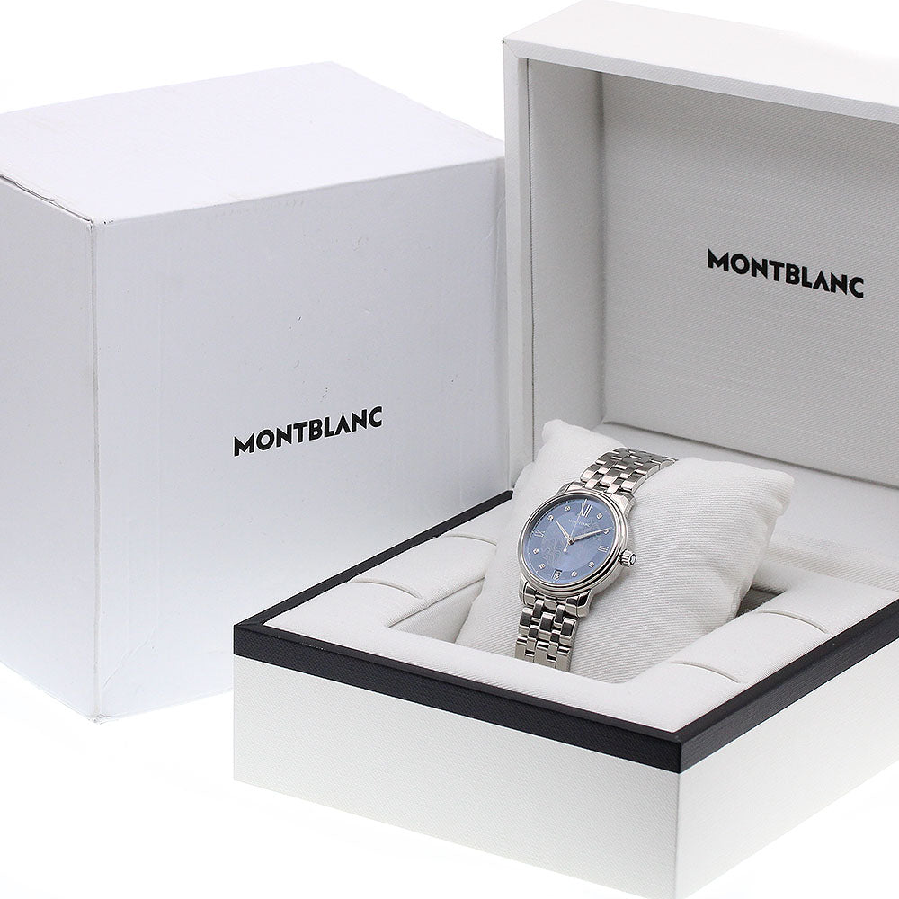 MONTBLANC Tradition 7545/131297 Date 8P diamond blue Dial Automatic Boy's_920407