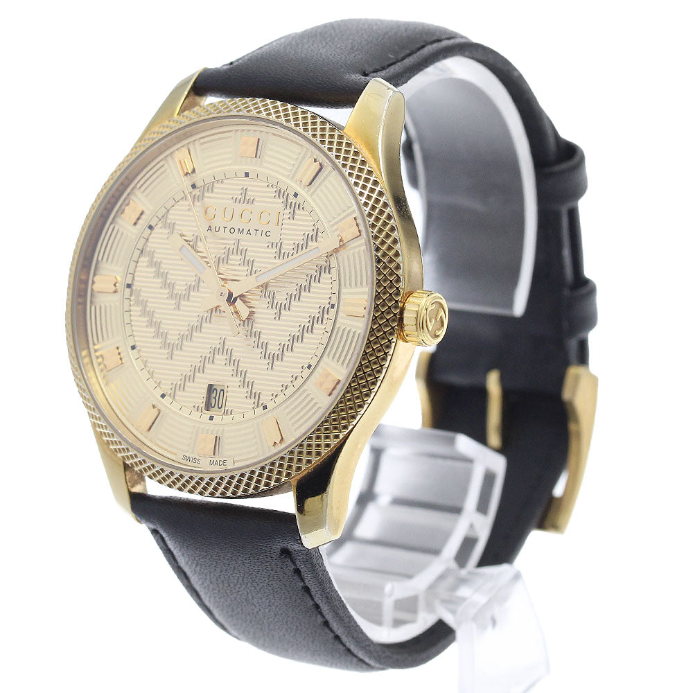 GUCCI Eryx 126.3/YA126340 Date gold Dial Automatic Men's Watch_920408
