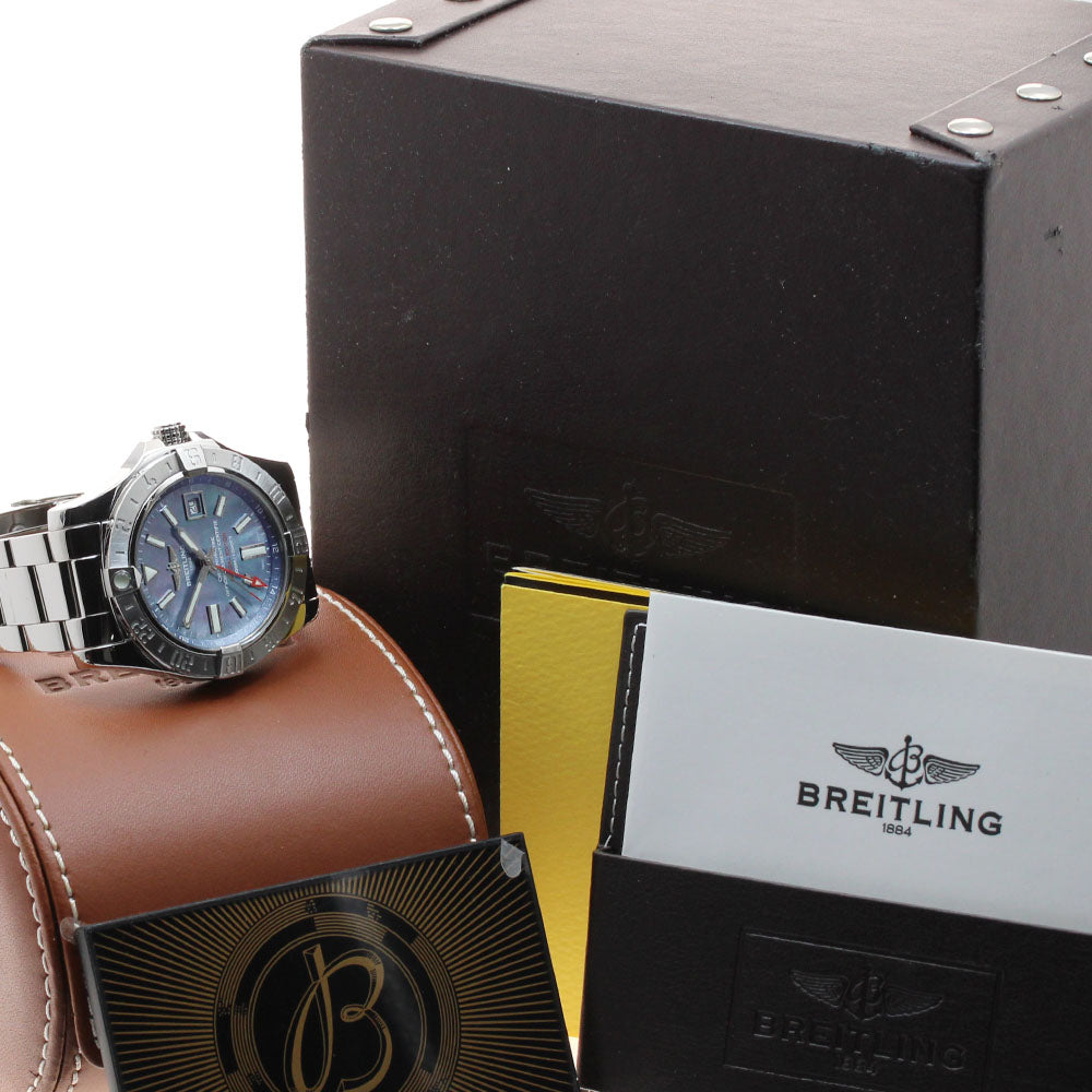 BREITLING Avenger II GMT A32390 Date Blue shell Dial Automatic Men's Watch_920411
