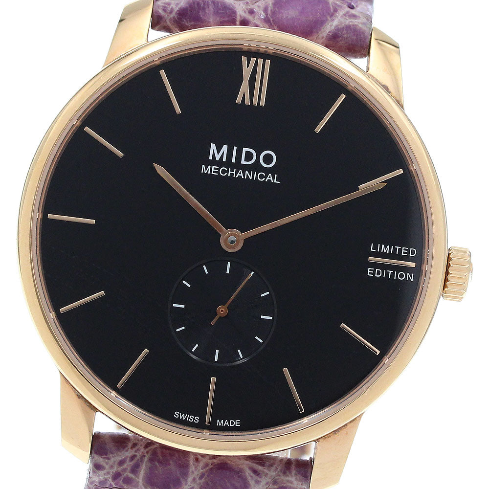 MIDO Baroncelli M037.405.36.050.00 Small seconds black Dial Hand Winding Men's Watch_920416