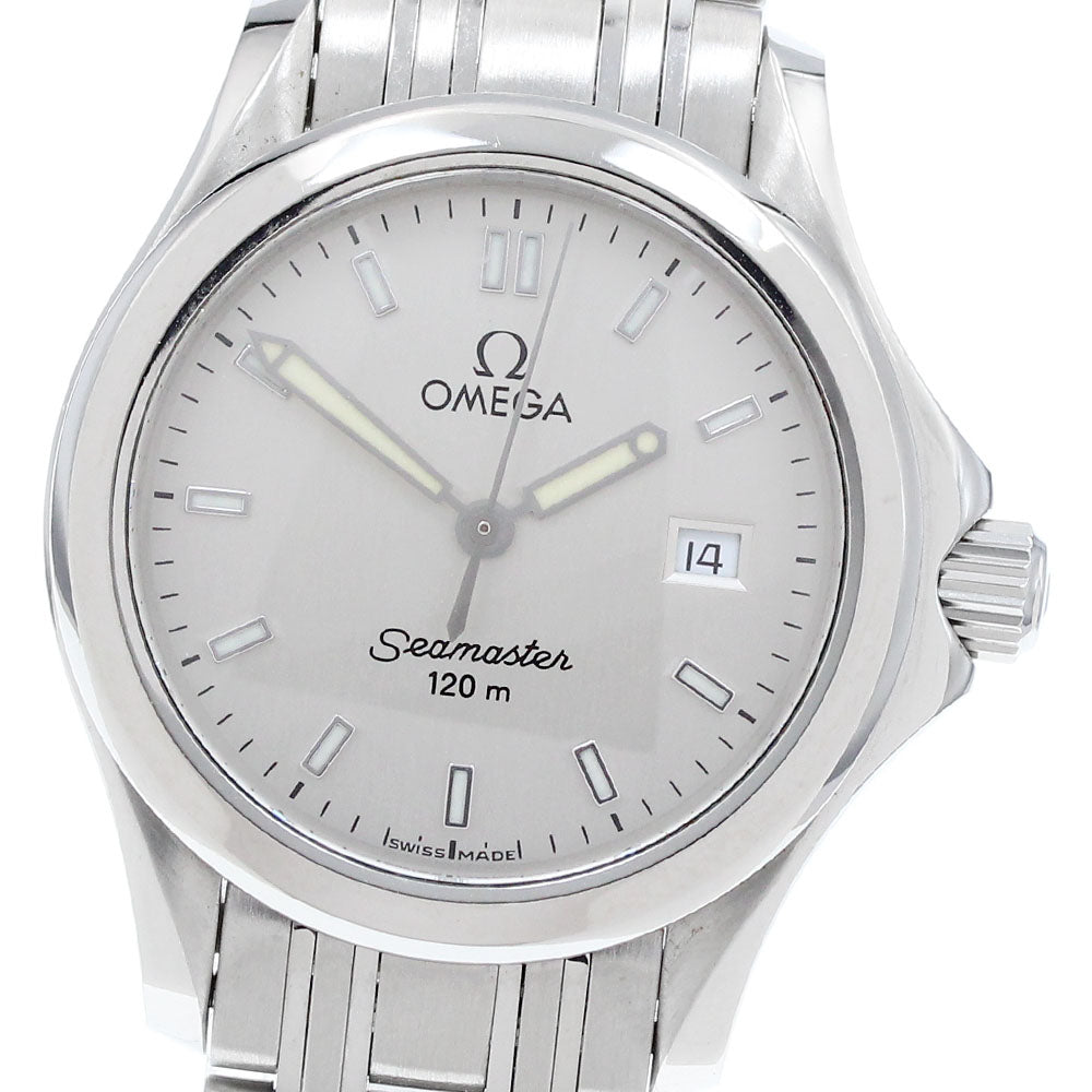 OMEGA Seamaster120 Date Silver Dial Quartz Ladies Watch_920427