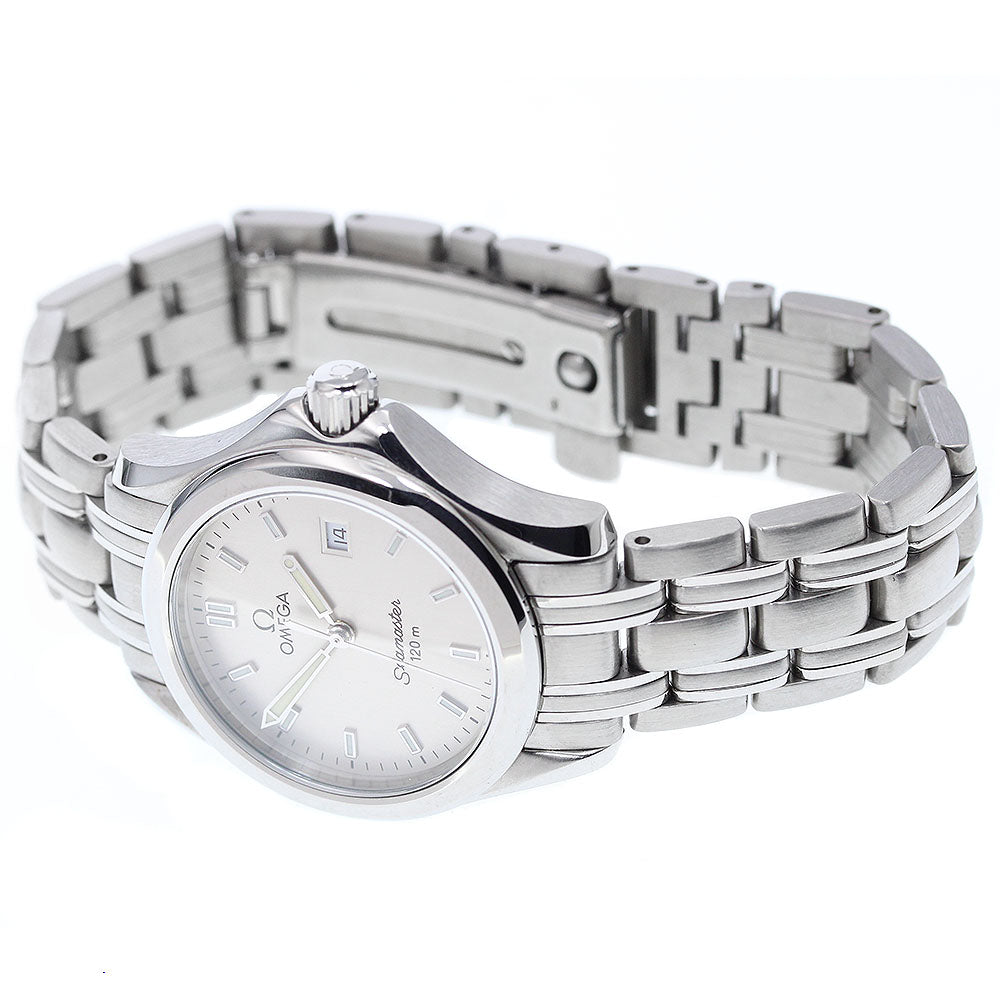 OMEGA Seamaster120 Date Silver Dial Quartz Ladies Watch_920427