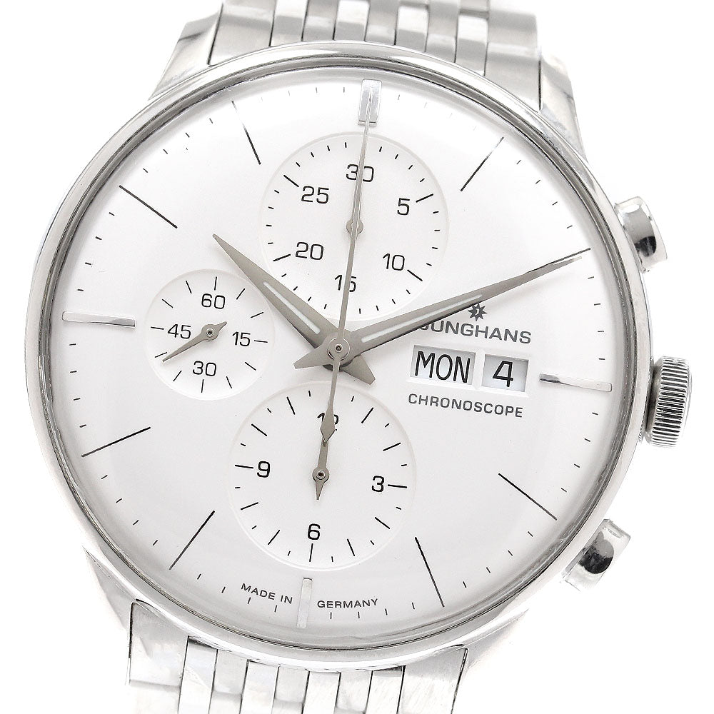 JUNGHANS Meister chronoscope 027/4121 Day-Date Chronograph Auto Men's_920441