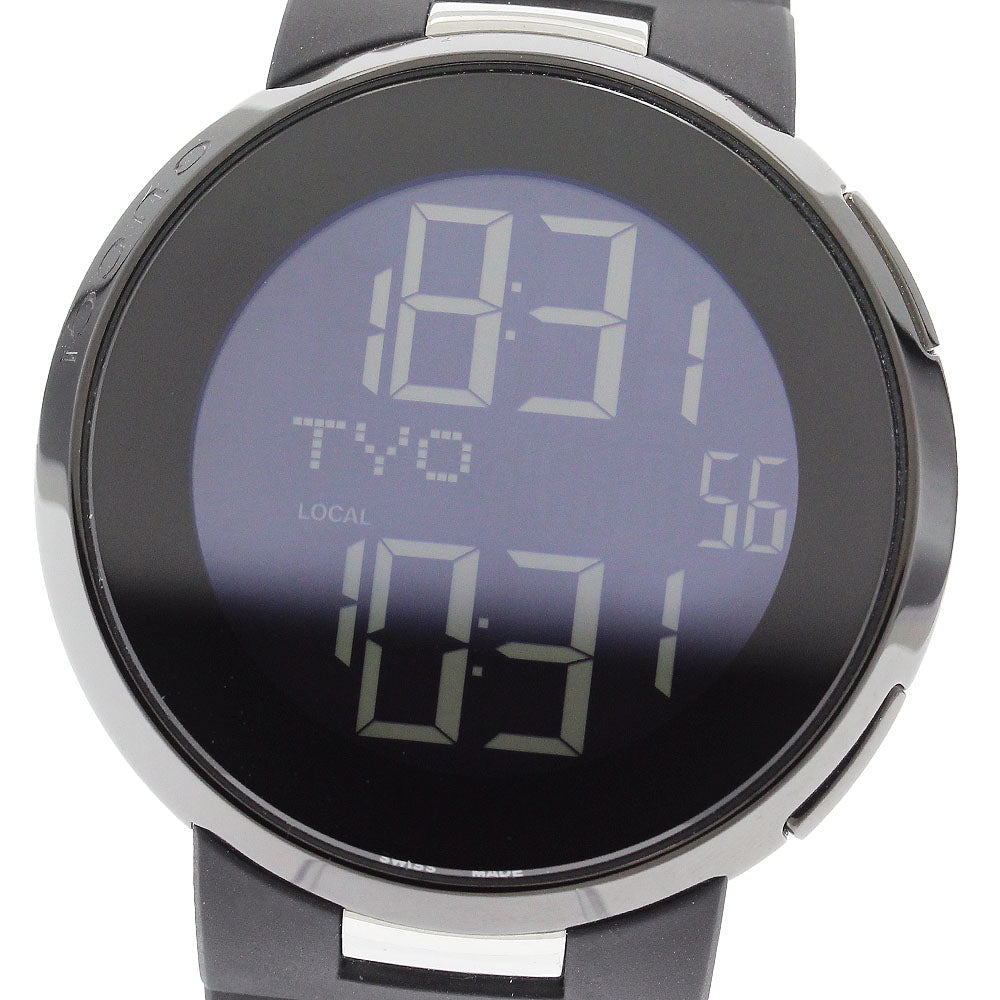 GUCCI Ai Gucci World Time YA114205 Digital black Dial Quartz Men's Watch_920445