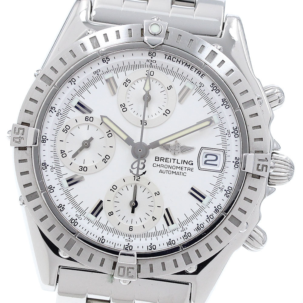 BREITLING Chronomat A13352 Date white Dial Automatic Men's Watch_920463