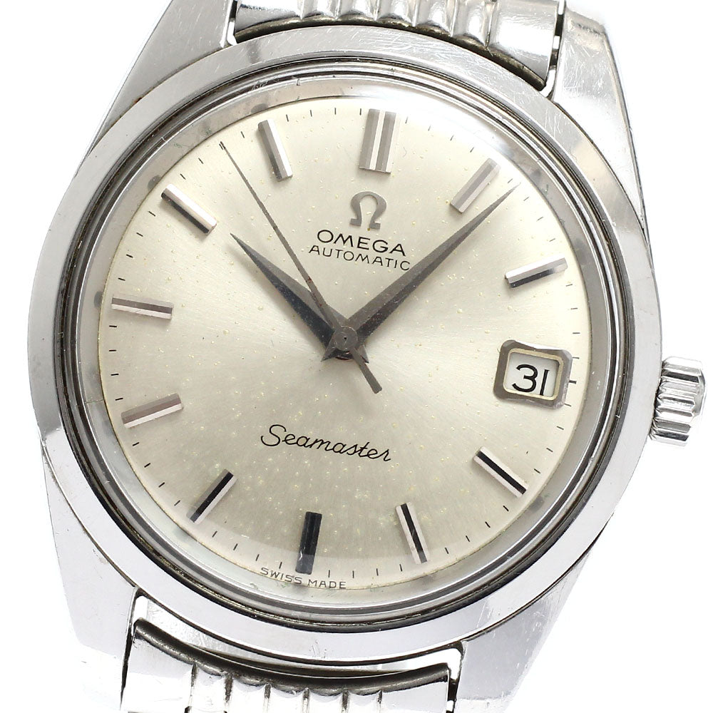 OMEGA Seamaster 166010 Cal.562 Rice Bracelet Silver Dial Automatic Men's_920465